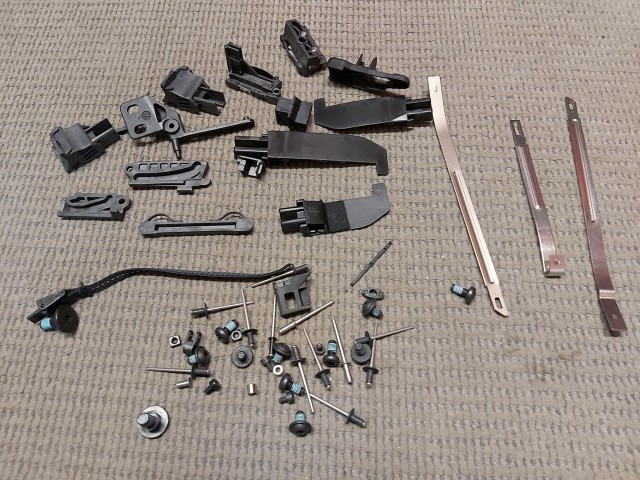 Tetőablak csúszka készlet