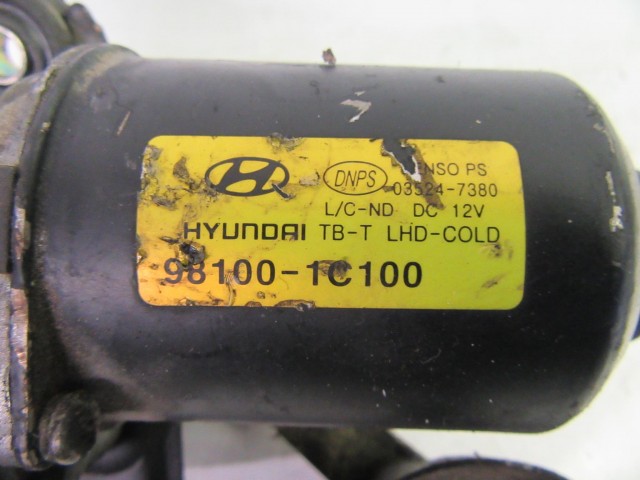 Hyundai Getz első ablaktörlő motor mechanikával 98100-1c100