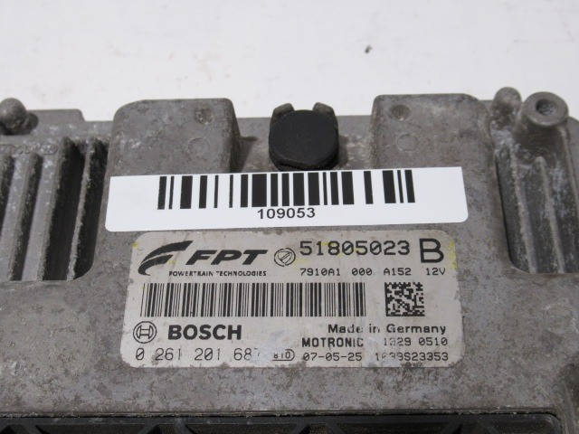 Fiat Bravo 2007-2014 1,4 16v T-Jet motorvezérlő 51805023 , 0261201687