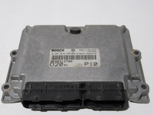 Fiat Ducato 2,0 Jtd Diesel 1994-2006 motorvezérlő 9648312780