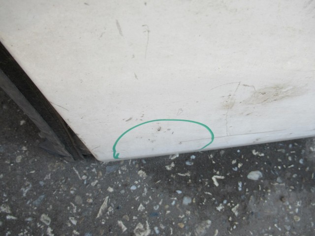 107374 Fiat Doblo I.-II. jobb hátsó zárt csomagtér ajtó, a képen látható sérüléssel 51934384