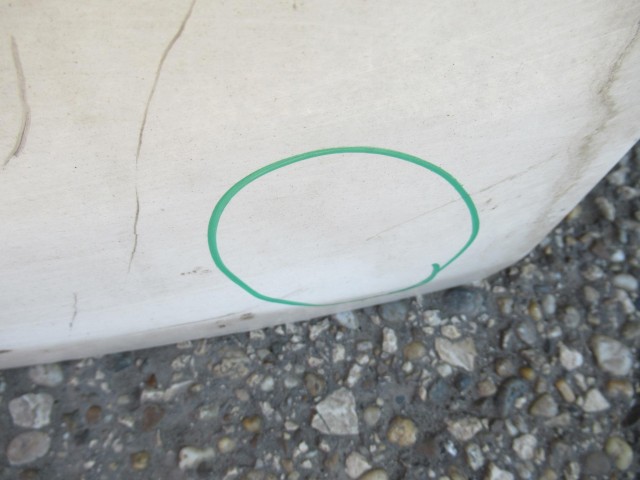 107374 Fiat Doblo I.-II. jobb hátsó zárt csomagtér ajtó, a képen látható sérüléssel 51934384