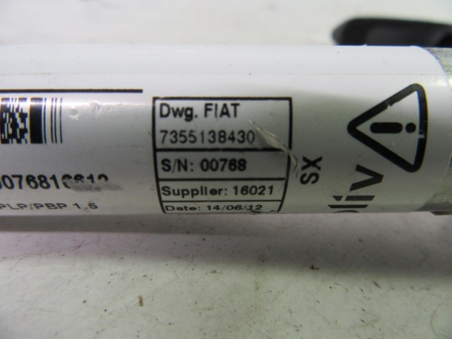 105430 Fiat Punto Evo 3a bal első öv csatt  735513843