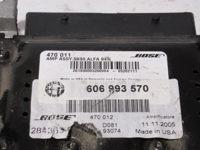 Alfa Romeo Gt erősítő 606993570