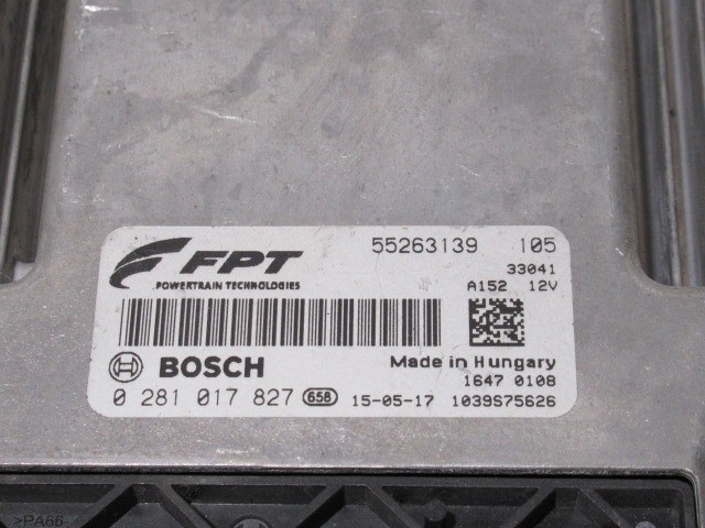 Fiat 500L 1,6 Diesel , 0281017827 számú motorvezérlő