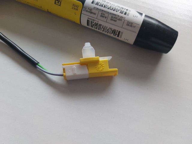 Fiat 500 , Abarth 500 gyári új, bal első övfeszítő 735452806