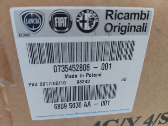 Fiat 500 , Abarth 500 gyári új, bal első övfeszítő 735452806