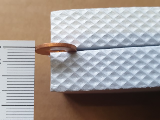 Alfa Romeo,Fiat,Lancia utángyártott új réz alátét, 1mm vastag 55201946