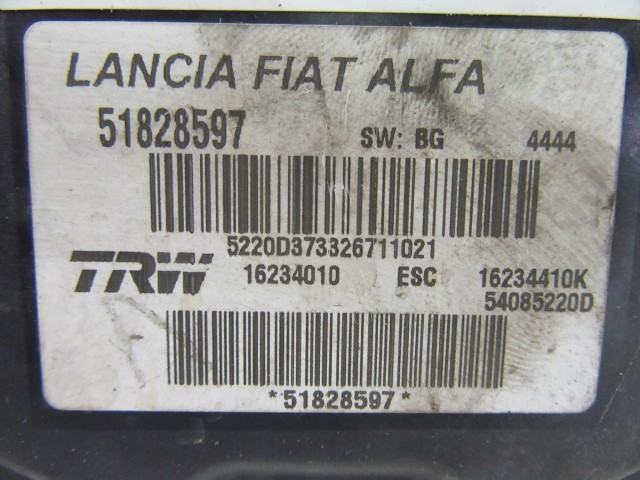 Alfa Romeo 159 abs egység 51828597
