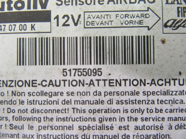 Fiat Linea légzsák indító elektronika 51755095