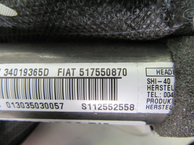 Fiat Linea bal oldali függöny légzsák 51755087