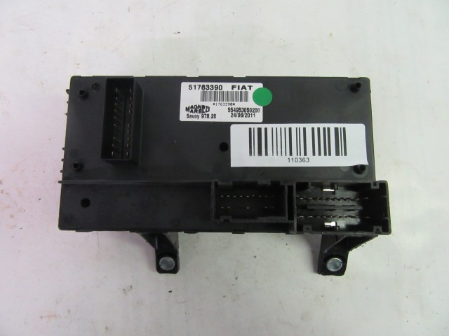 Fiat Linea belső biztosíték tábla 51763390