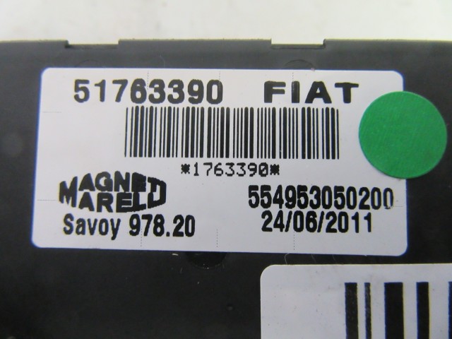 Fiat Linea belső biztosíték tábla 51763390