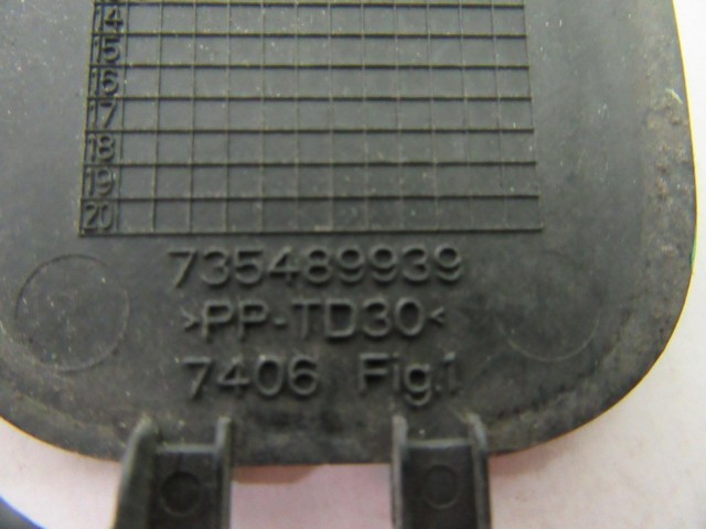 110691 Fiat Panda III. 2012- hátsó vonószem takaró 735489939