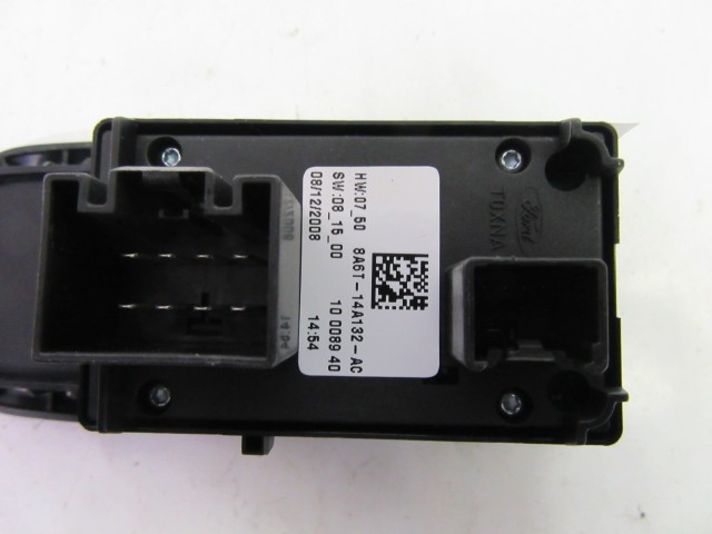 114087 Ford Fiesta bal első elektromos ablakemelő kapcsoló 8a6t-14a132-ac
