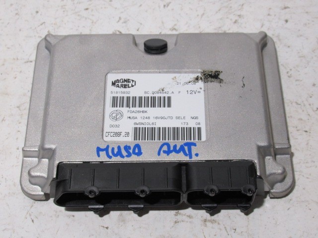 Fiat Idea, Lancia Musa 1,3 16v Mjet váltóvezérlő elektronika 51815932