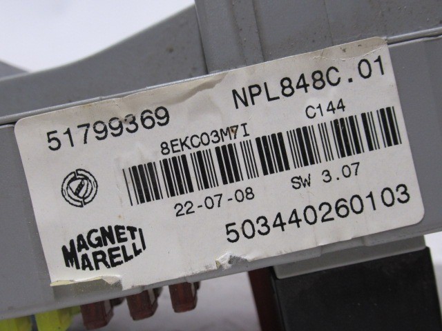 Lancia Musa belső biztosíték tábla 51799369