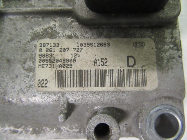 114570 Alfa Romeo 147 1,6 16v Ts 105 Le motorvezérlő szett 55204990 , 0261207727