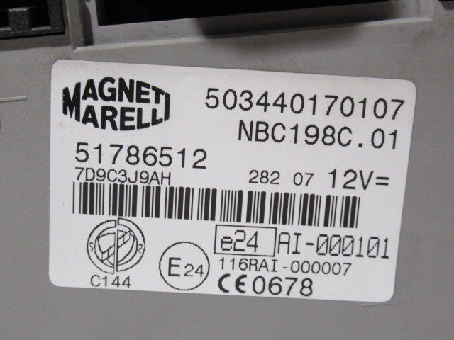 109639 Fiat Bravo 2007-2014 1,9 8v Mjet motorvezérlő szett 51800470