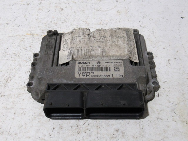 109639 Fiat Bravo 2007-2014 1,9 8v Mjet motorvezérlő szett 51800470