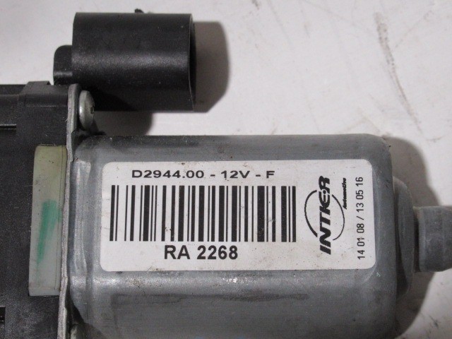 Alfa Romeo 159 bal hátsó ablakemelő motor