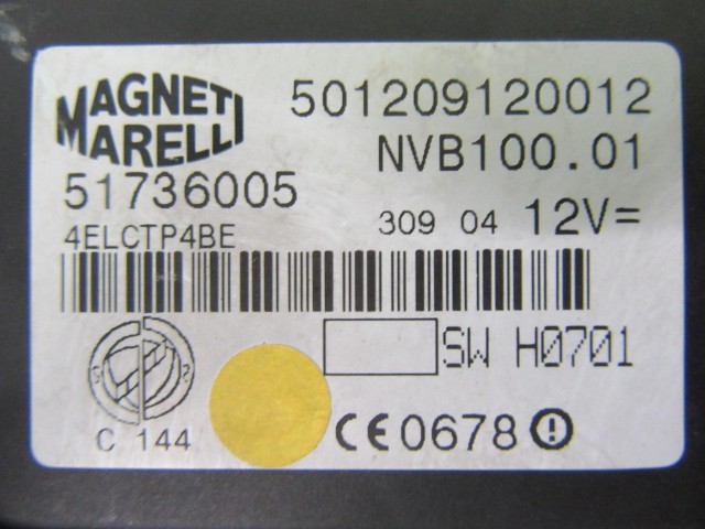 Lancia Thesis elektronika 51736005