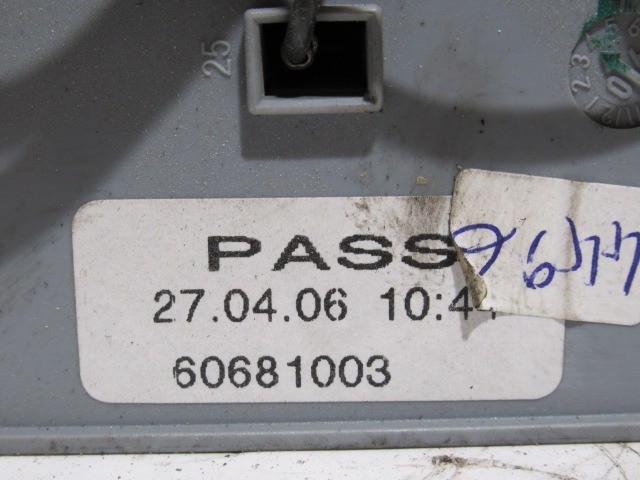 Alfa Romeo 159 biztosíték tábla 60681003