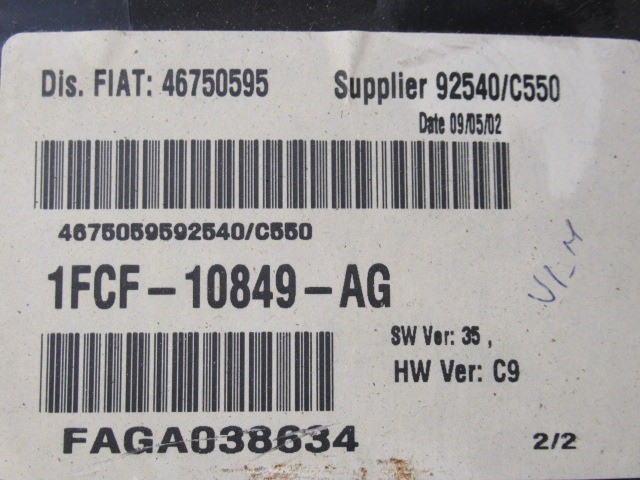 Fiat Stilo benzines, egy csatlakozós óracsoport 46750595
