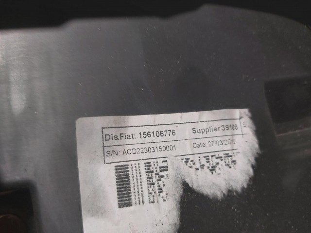 68061 Alfa Romeo Giulietta 2015-2020 Fekete műszerfalpárna 156106776