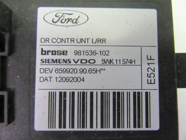 Ford Focus 5 ajtós jobb hátsó ablakemelő motor 5WK11574H