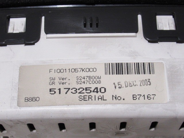 Lancia Thesis 2,4 20v Diesel óracsoport 51732540