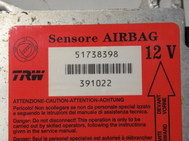Lancia Thesis légzsák indító elektronika 51738398
