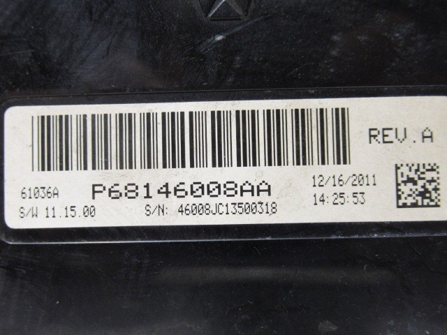 Fiat Freemont klíma vezérlő elektronika P68146008AA