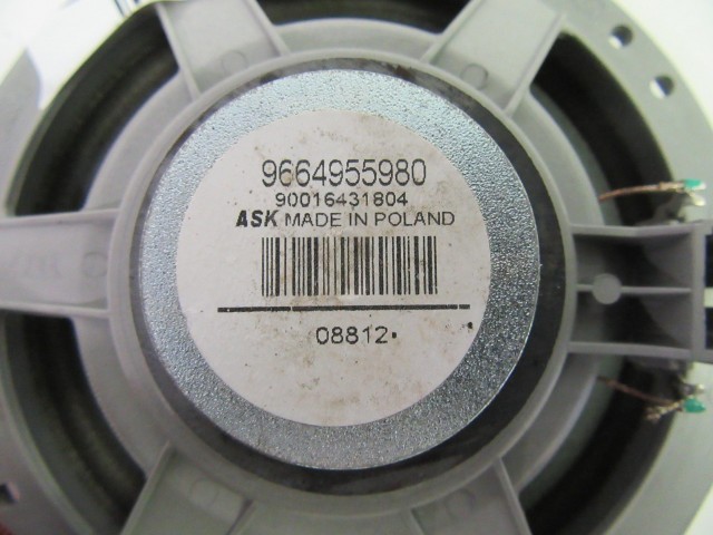 Citroën C3 első ajtó hangszóró 96649558980