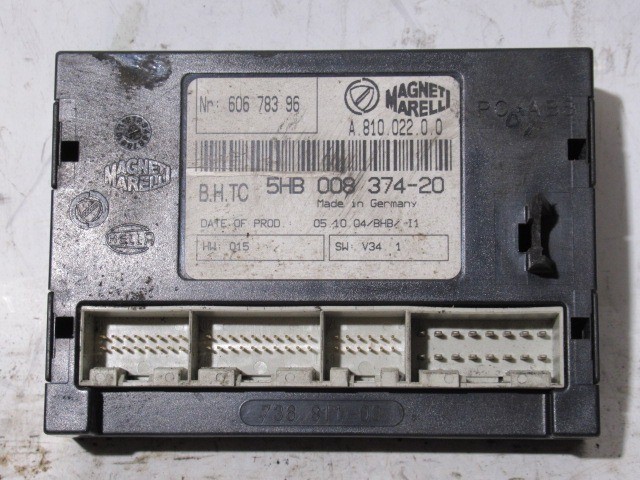 Lancia Thesis 60678396 számú elektronika