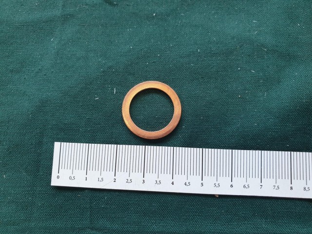 Alfa Romeo, Fiat, Lancia, Abarth utángyártott új olajleeresztő csavar tömítő gyűrű 10257060