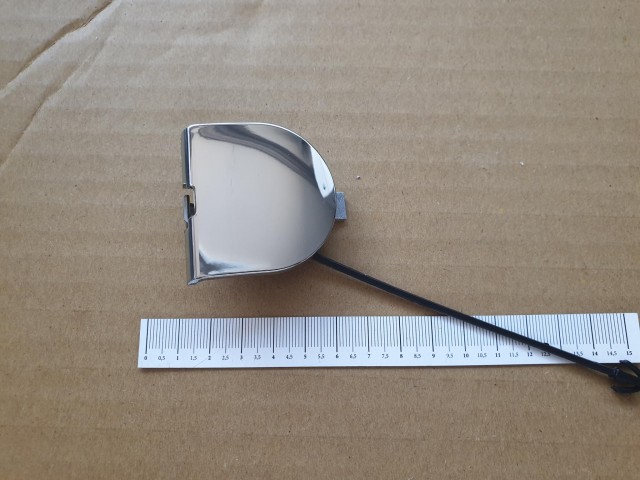 Fiat 500 2007-2015 gyári új, króm hátsó vonószem takaró 735455393