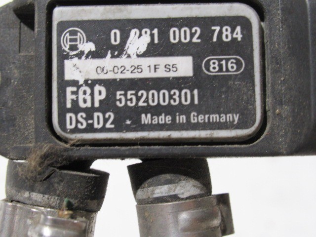 Alfa Romeo, Fiat kipufogógáz nyomás érzékelő 55200301