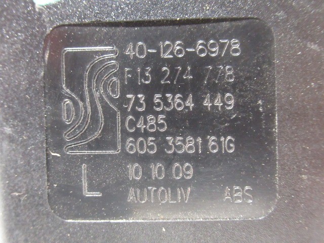 Fiat Punto bal hátsó biztonsági öv csat 735364449