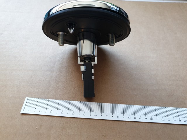 Alfa Romeo Giulietta gyári új, nyomógombos hátsó embléma 50538700