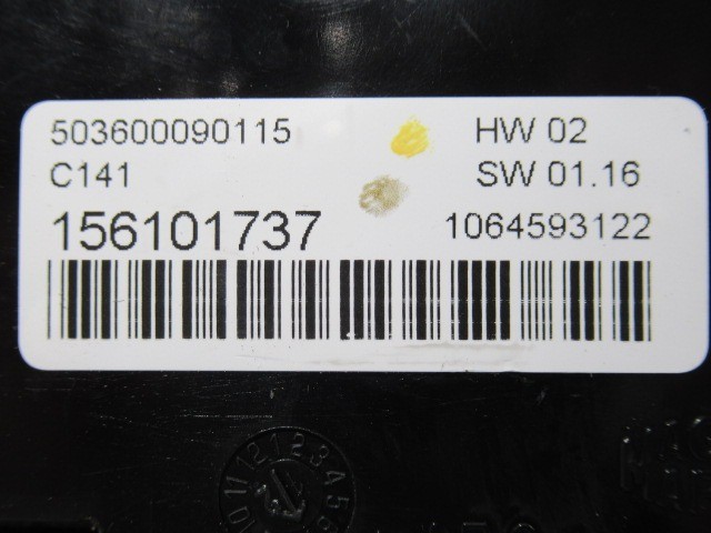 Alfa Romeo Giulietta digit klímás fűtéskapcsoló 156101737