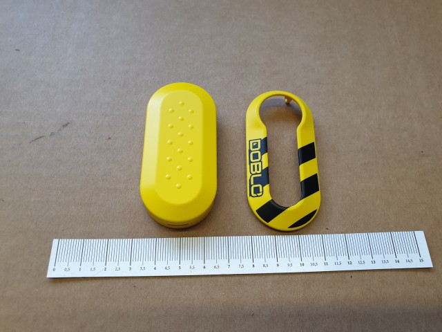 Fiat Doblo III.-IV. gyári új sárga színű kulcsház 50902774