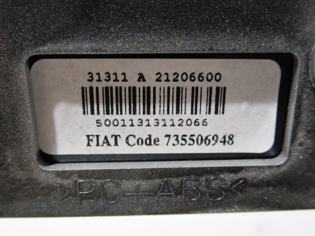 Fiat Punto Evo rádió beépítő keret 735506948