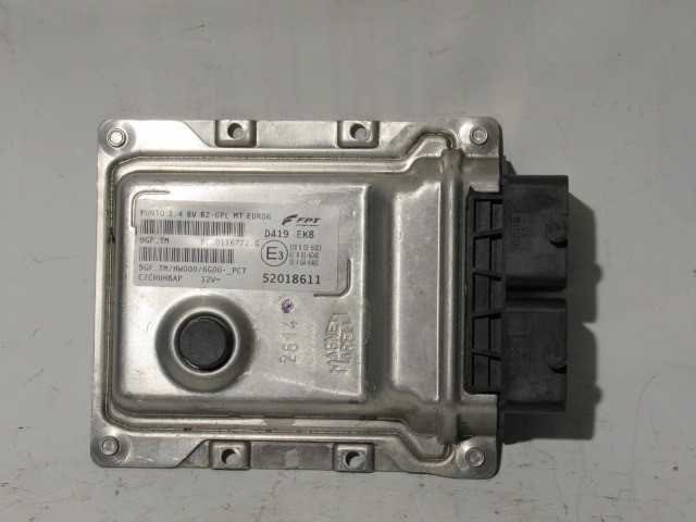 Fiat Punto 1,4 8v benzin Euro 6 motorvezérlő 52018611