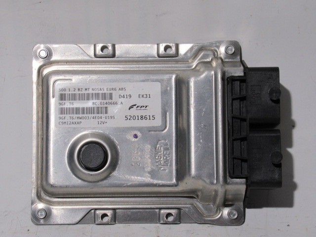Fiat Punto 1,2 8v benzin Euro 6 motorvezérlő 52018615