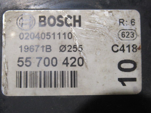 Fiat Grande Punto, Linea fékszervódob 55700420