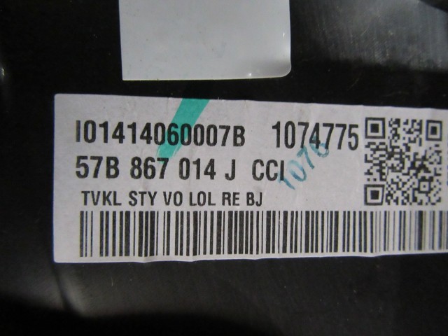 Škoda Karoq jobb első ajtókárpit 57b867014j