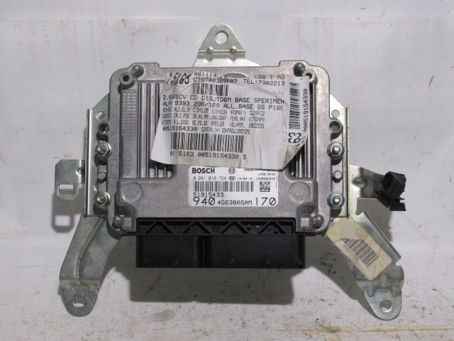 Alfa Romeo Giulietta 2,0 16v Mjet Euro 5 motorvezérlő 51915433