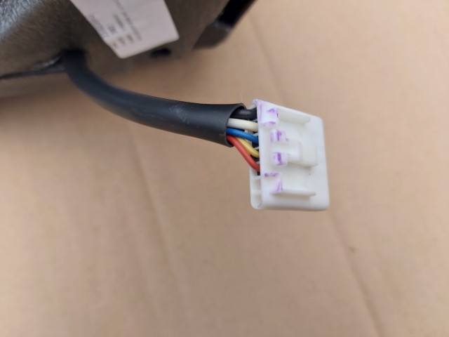 Alfa Romeo 147 gyári új jobb oldali 5 vezetékes visszapillantó tükör, 2008-tól gyártott nagyobb tükör