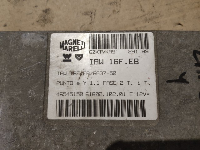 Fiat Punto I. Lancia Ypsilon I. 1,1 8v benzin motorvezérlő 46545150